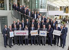 Bei der Vollversammlung starteten die Persönlichen Mitglieder des Initiativkreises Ruhr die Kampagne #europasindwir
