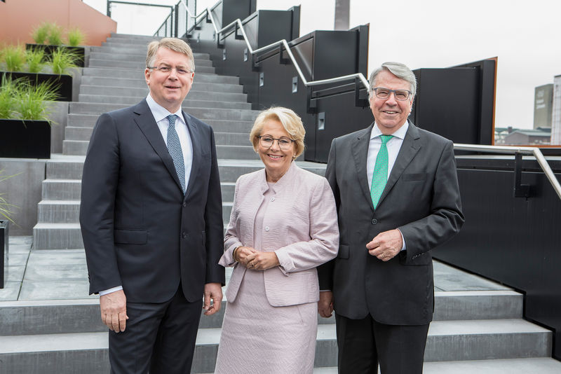 Der Vorstand beim Presse-Jahresgespräch der RAG-Stiftung: Bernd Tönjes (Vorsitzender), Bärbel Bergerhoff-Wodopia und Dr. Helmut Linssen (v.l.n.r.)